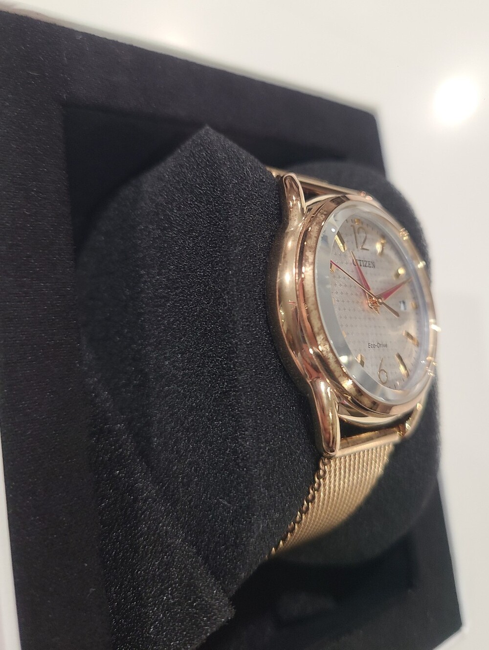 EUC CITIZEN WOMEN'S GOLD J810 WATCH ECO-DRIVE FE6083-72A - Picture 5 of 16